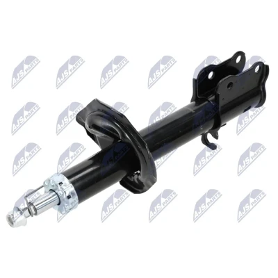 Immagine di NTY A MZ 034 Ammortizzatore Assale posteriore Sx pressione del gas doppio tubo tipo McPherson Spina superiore, Collare inferiore