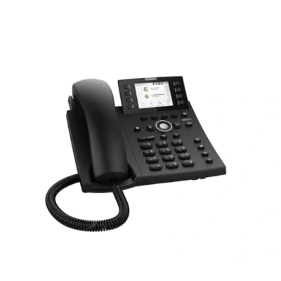 Immagine di Snom D335 Desk Telefono, 2.7&quot; Display ad alta risoluzione a colori, 12 SIP identita, 8, 32, Self etichettatura, tasti funzione, PoE, 2x Gigabit Ethernet; Nero; 00004390
