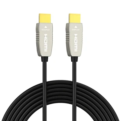Immagine di RUIPRO Cavo in Fibra Ottica 4K HDMI 20 metri 18Gbps 4K@60Hz ARC HDR10 2.0b Flessibile Ultra Sottile