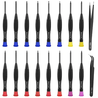 Immagine di 18 in 1 Set Cacciaviti Multiuso, di Cacciavite Precisione Strumenti Piccolo per Riparare Occhiali, Computer, Smartphone, Orologio