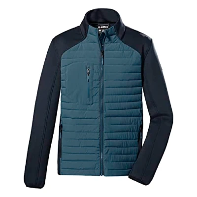 Immagine di Killtec (KILAH) Men&#039;s Giacca trapuntata/giacca ibrida con collo alto KOW 33 MN JCKT, blu, M, 38637 000