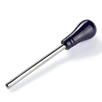 Immagine di Prym Awl with Point Protector, Metallo Plastica Lega di Acciaio, Silver, Griff pflaumenblau, 1 Stück