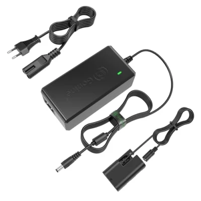 Immagine di Gonine ACK E6 Adattatore di alimentazione CA DR Kit caricatore accoppiatore CC, per fotocamere Canon EOS R R5 R6 90D 80D 70D, 7D Mark II, 60D 60Da 6D, 5D III IV, ricambio batteria LP E6N