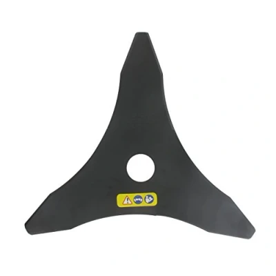 Immagine di GREENSTAR Lama a 3 denti Adattabile per decespugliatore Taglio da 255 mm, foro 25,4 mm e spessore 2,3 Qualità superiore