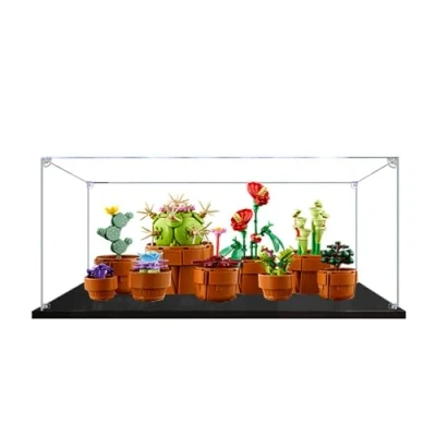 Immagine di Acrilico Teca Compatibile con 10329 mini Modello Blocco Costruzione Vaso,Trasparente A Prova di Polvere Vetrina in per figure (Non Incluso Modello) C,2MM
