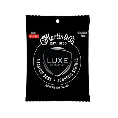 Immagine di Martin MTCN160 TITANIUM CORE ACOUSTIC STRINGS LIGHT 12 55