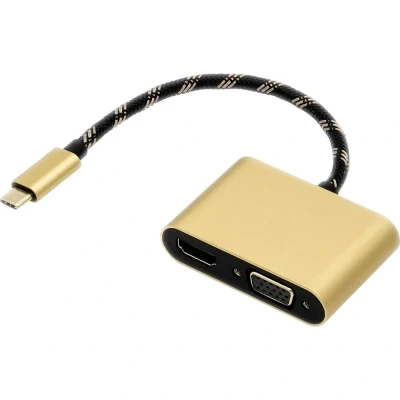 Immagine di Roline USB C® / HDMI Cavo adattatore Spina C®, Presa A 0.10 m Multicolore 12.03.3165