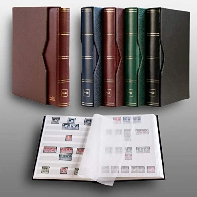 Immagine di Prophila Leuchtturm classificatori 60 Pagina Bianco con Cofanetto Rosso