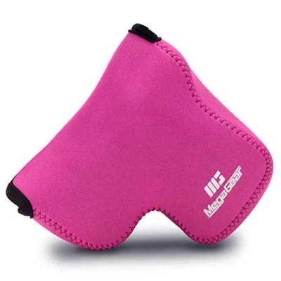 Immagine di MegaGear MG1672 Custodia ultra leggera in neoprene, compatibile con Nikon Coolpix B600, colore: Fucsia