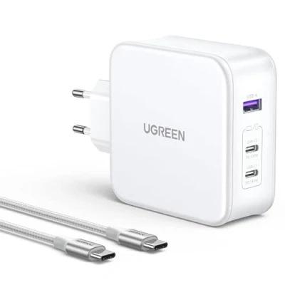 Immagine di Ugreen Pacchetto Nexode (140 W), Caricatore per dispositivi mobili, Bianco
