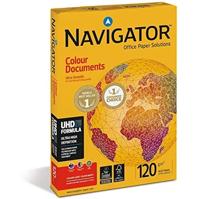 Immagine di Carta Navigator Colour Documents ultra Smooth A4 120 g/mq, 500 fogli