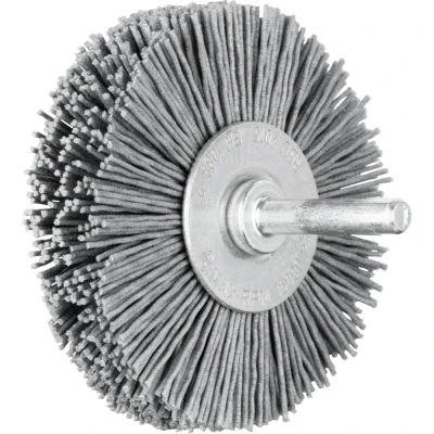 Immagine di PFERD Spazzola rotonda POS non zopft RBU Ø 70 x 15 mm codolo 6 filamento SiC 0,90 grana 180 43701025 10 pz.