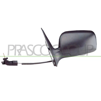 Immagine di Specchio retrovisore esterno Prasco SK3207114 Sx nero manuale regolabile dall&#039;interno, Regolazione:comando cavo flessibile, asferico