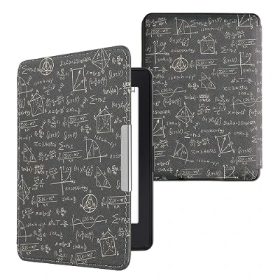 Immagine di kwmobile Custodia eReader Compatibile con Amazon Kindle Paperwhite Cover eBook Reader Flip Case verde/giallo