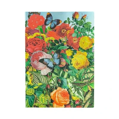 Immagine di Taccuino Paperblanks copertina morbida Midi a righe Il Giardino d...