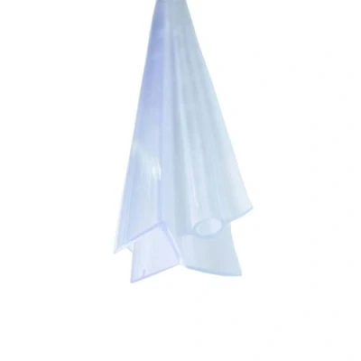 Immagine di Bagnoxx Guarnizione doccia a labbro abrasivo con tubo flessibile trasparente 100cm, für 8mm Glasstärke
