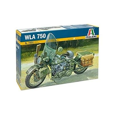 Immagine di Italeri 7401 U.S. Army Ww II Motorcycle Model Kit Scala 1:9