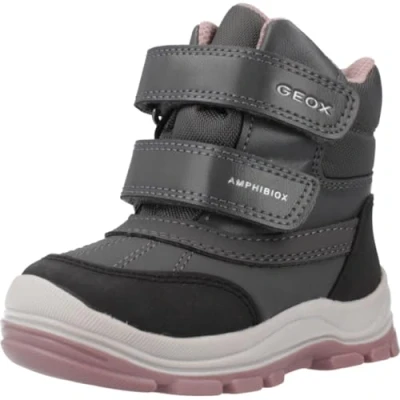 Immagine di Geox B FLANFIL Girl ABX, Scarpone da Neve Bimba 0 24, Anthracite/Dk Pink, 22 EU