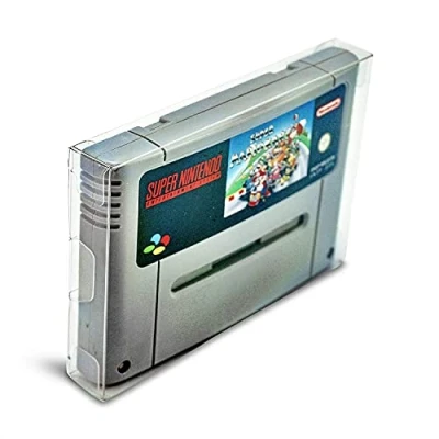 Immagine di Link e : 10 X Custodia protettiva in plastica per cartuccia di gioco compatibile con console Super Nintendo, SNES, Famicom