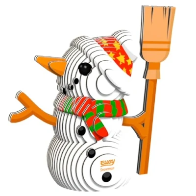 Immagine di EUGY 056 Pupazzo di neve. Eco Friendly 3D Paper Puzzle