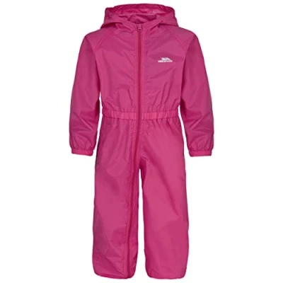 Immagine di Trespass Button, Tuta da Pioggia per Bambini, Unisex, Multicolore (Gerbera), 5/6 Anni