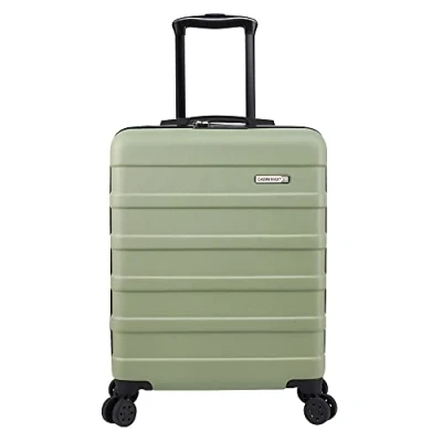 Immagine di Cabin Max Anode Valigia a mano, leggera, rigida, trolley con 4 ruote, serratura 3 cifre (trolley, colore: Bodo Verde, dimensioni: 55 x 40 20 cm)