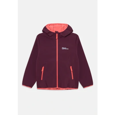 Immagine di Jack Wolfskin FOUR Winds Jacket KIDS Unisex Giacca softshell per bambini, Taglia: 176, Amaranth