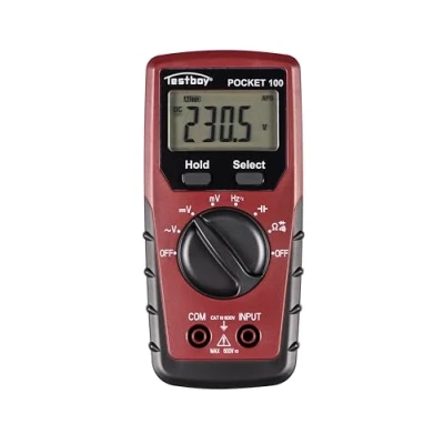 Immagine di Testboy TB Pocket 100 Multimetro portatile digitale CAT III 600 V Display (Counts): 4000
