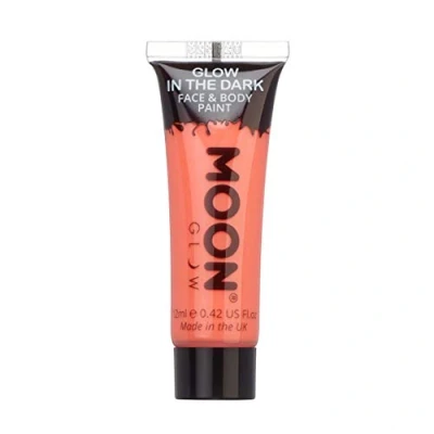 Immagine di Moon Glow Pittura per viso e corpo che si illumina al buio Fosforescente Charge to Glow, Rosso, 12 ml