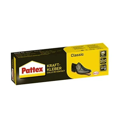 Immagine di Pattex Kraftkleber Classic, Estremamente Forte per la Massima Resistenza, Multiuso Uso Universale, Colla Altamente Resistente al Calore in Tubo da 125 g, Colore Trasparente, 9H PCL4C