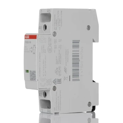 Immagine di Contattore di installazione ESB20 11N 01, 1 contatto principale NC e NO, 24 AC/DC, milione usi, bianco, 6,5 x 1,8 8,5 centimetri (riferimento: 1SBE12111R0111)