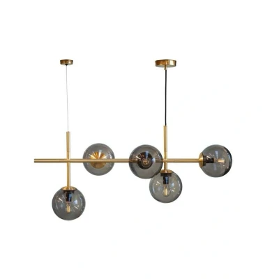 Immagine di Dyberg Larsen Como a sospensione, 5 luci, ottone