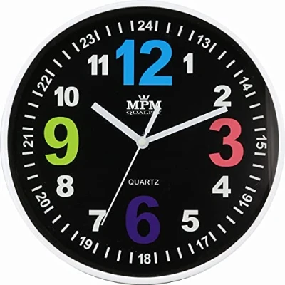 Immagine di MPM in plastica con numeri colorati distintivi, scorrevole, vetro acrilico, Ø 200 x 34 mm, plastica, E01.3686.90, nero
