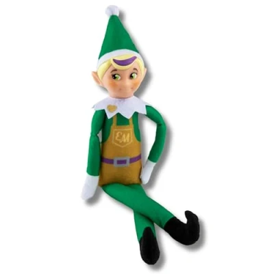 Immagine di ELF on the Shelf MATES ELFO di Natale Accessori per sullo scaffale, scaffale VIOLA
