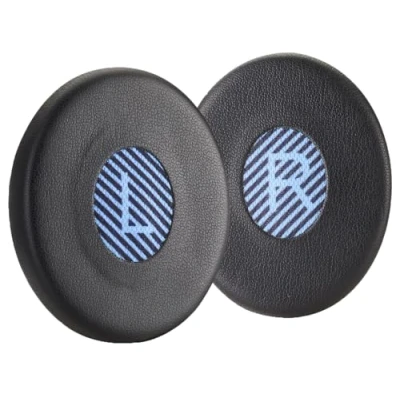 Immagine di Cuscinetti auricolari di ricambio per cuffie Bose Around Ear 2 (AE2), wireless (AE2 W), Soundtrue (AE), (AE2) e SoundLink 1 Nero