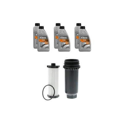 Immagine di VAICO V25 0796 Kit componenti, cambio olio automatico con guarnizione quantità d’olio per dell’olio standard, anello tenuta