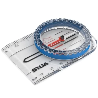 Immagine di Bussola Silva Outdoor per Principianti Starter 1 2 3 Bambini Scout Scale Metriche in Mm e Pollici Mini Escursionistica