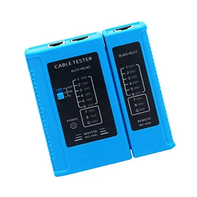 Immagine di RUIZHI Cable Tester, Cavo di Rete Tester Strumento Test RJ45 RJ11 RJ12 CAT5 UTP USB LAN Wire Ethernet Rilevamento