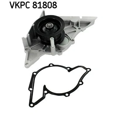 Immagine di SKF VKPC 81808 Pompa acqua con guarnizioni Lamiera d&#039;acciaio per trasmissione cinghia dentata VOLKSWAGEN: Touareg I, Phaeton, AUDI: A6 C5 Avant, A8 D3