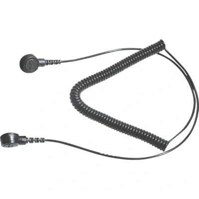 Immagine di Bernstein Tools for Electronics 9 342 2 Cavo di messa a terra ESD 2.40 m Connettore pressione 3 mm, 10 mm