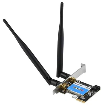 Immagine di Scheda PCI Express Dual Band Wireless con velocità Fino a 433 Mbps di Rete Wi Fi Bluetooth 4.0G / 5G per Computer Desktop
