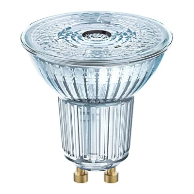 Immagine di OSRAM Lampade riflettenti LED con attacco GU10 risparmio energetico, lunga durata 15.000 H, angolo di diffusione 36, bianco freddo PAR16 35 36 2.6W/4000K
