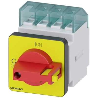 Immagine di Interruttore sezionatore Rosso, Giallo 3 poli 6 mm² 16 A 690 V/AC Siemens 3LD20220TK13