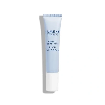 Immagine di LUMENE Nordic Sensitive [HERKKÄ] Crema per occhi con ceramidi arricchite pelli sensibili, vegana e senza profumo, 15 ml