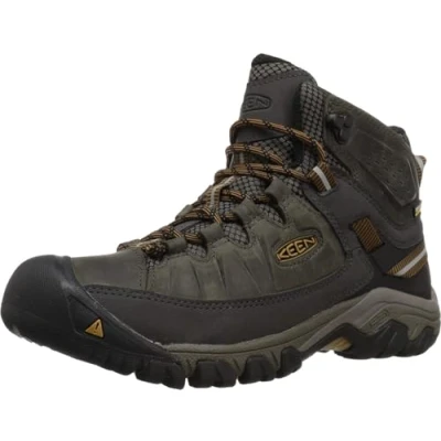 Immagine di KEEN Targhee 3 Mid Waterproof, Scarpe da escursionismo Uomo, Marrone Black Olive Golden Brown, 47 EU Larga