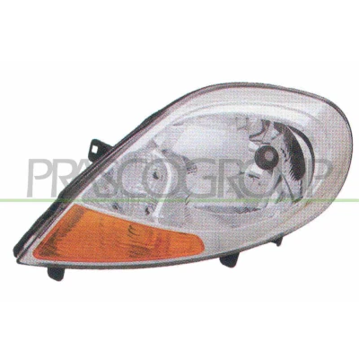 Immagine di PRASCO OP9344804 fari Sx H4 giallo con lampeggiatore per veicolo circolazione Dx motore elettrico regolazione assetto