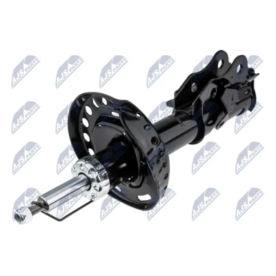 Immagine di NTY A HD 032 Ammortizzatore Assale anteriore Dx pressione del gas doppio tubo tipo McPherson Spina superiore, Collare inferiore
