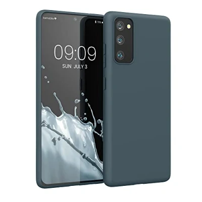 Immagine di kwmobile Custodia Compatibile con Samsung Galaxy S20 FE Cover Back Case per Smartphone in Silicone TPU Protezione Gommata ardesia scuro