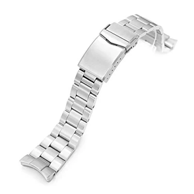 Immagine di Super O Boyer Bracciale in metallo spazzolato, 22 mm, per Orient Triton