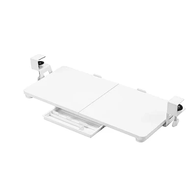 Immagine di ETHU Keyboard Tray Under Desk, 26.77&quot; X 11.81&quot; Large Size with C Clamp on Mount Easy to Install, Computer Stand, Ergonomic for Home and Office